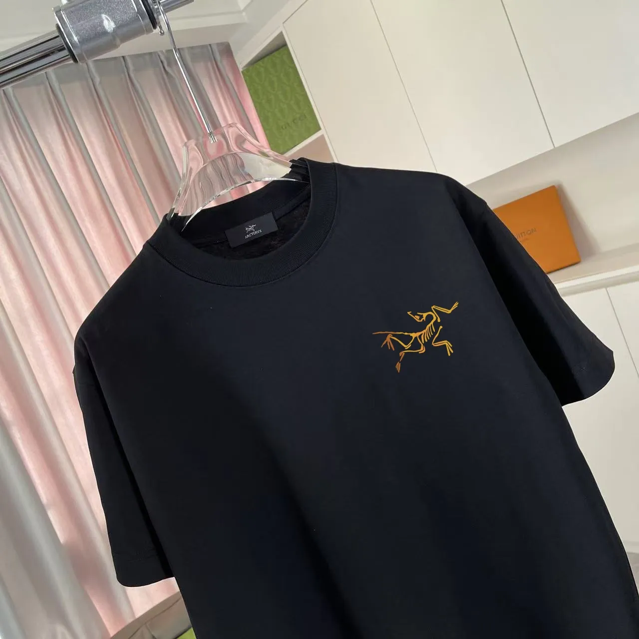 ARC'TERYX* 2025 New Arrival logo t g Same Style Size：S M L XL XXL ：Black White Pink Purple